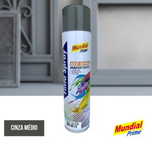 Tinta Spray 400ml Uso Geral Cinza Medio