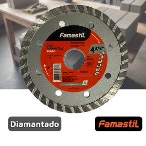 Disco de Corte Diamantado Turbo 4 3/8 110 x 20mm